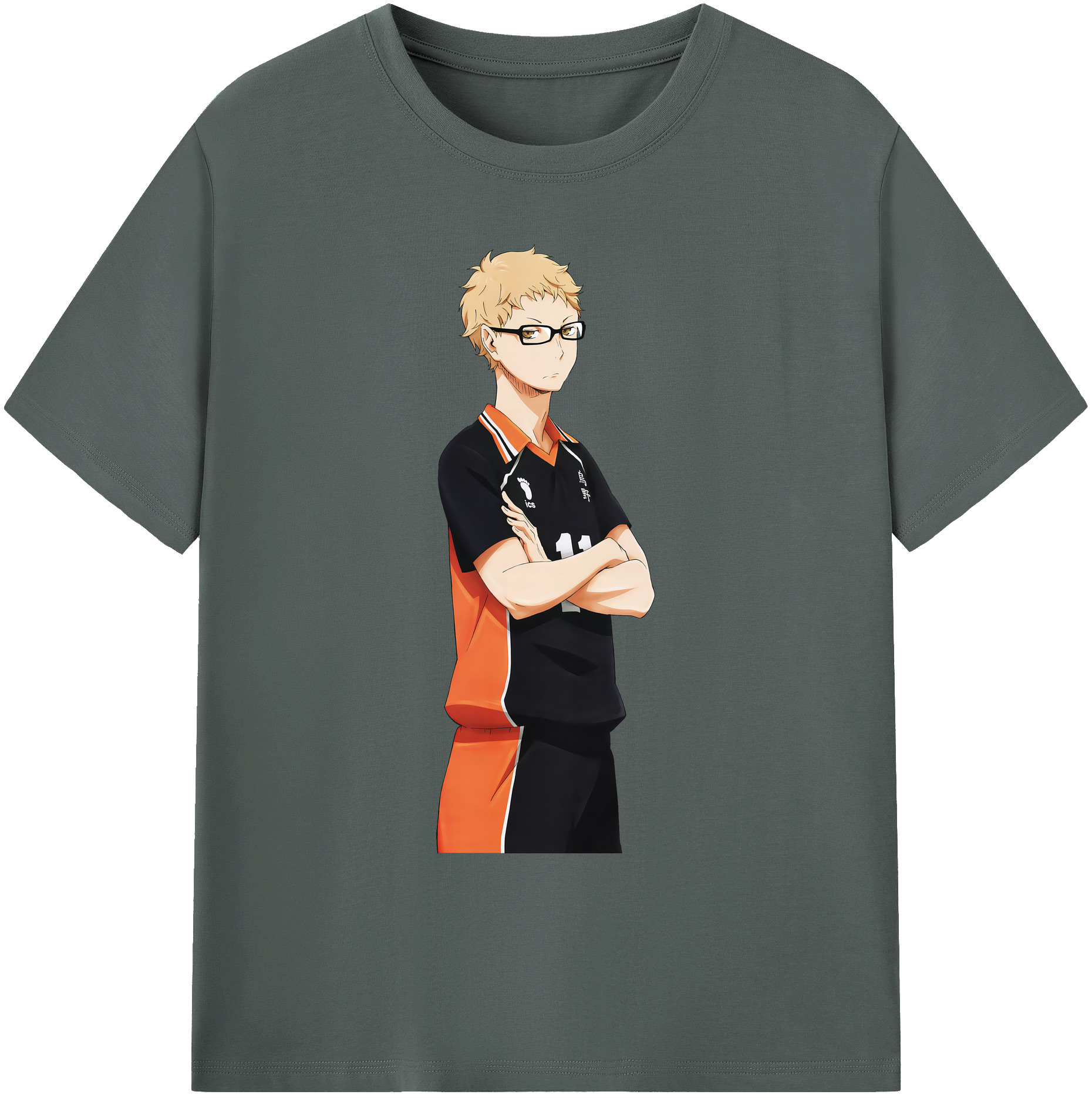 （画像用） ハイキュー!! Haikyu!! 綿100％ メンズ半袖Tシャツ｜肌触りやわらか＆通気性